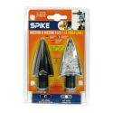 Coppia Frecce Al Led Lampa Omologate Mod Spike 12v Nere