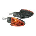 Coppia Frecce Lampa Carbon Arrow Vetro Arancio