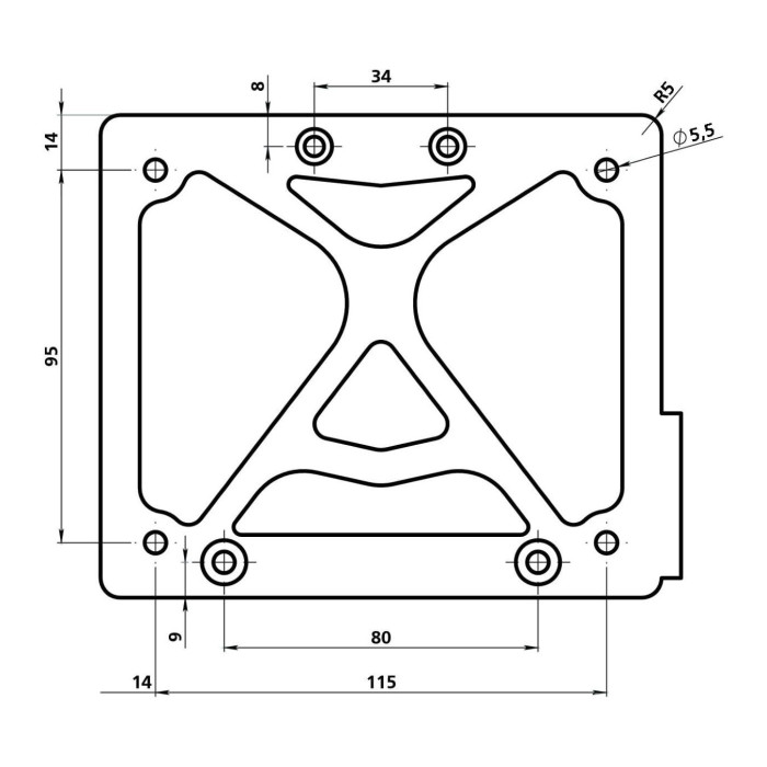 Portatarga Laterale 50 Cc Omologazione Passeggero