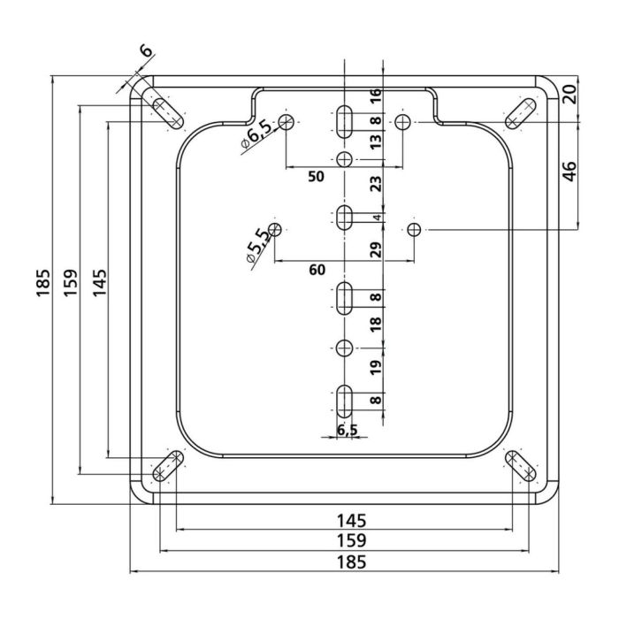 Base Targa In Acciao Inox