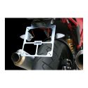 Uni adjustable license plate holder. Aluminium
