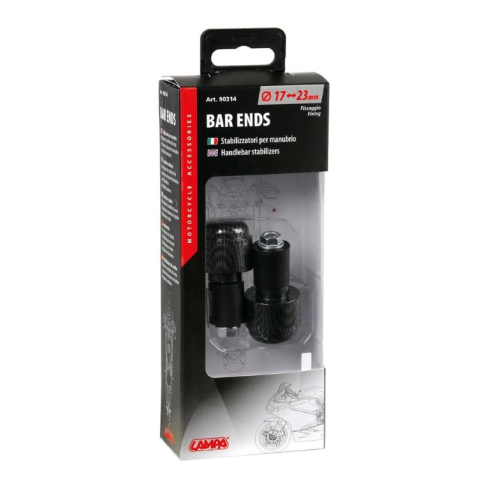 Paire de stabilisateurs de guidon Carbon Look