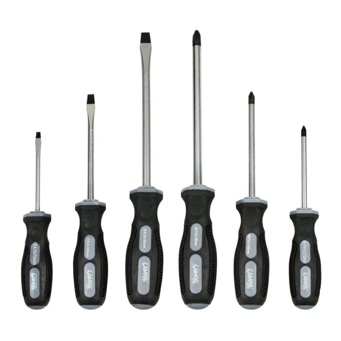 Set of 6 Assorted Screwdrivers