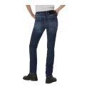 Jeans Moto Pmj New Rider Donna Made In Italy Blue