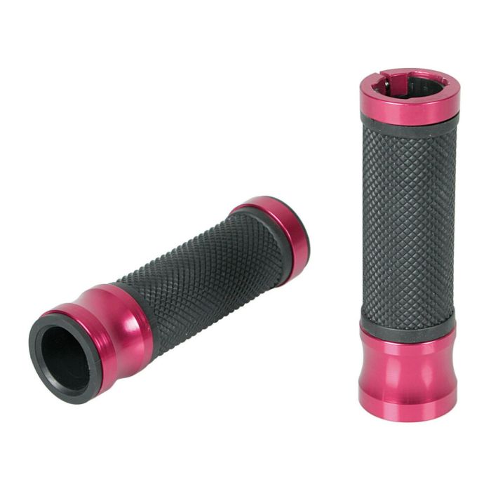Universal Lampa Grips in Red Anodized Rubber and Aluminum