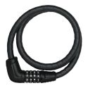 Cavo Armato Abus Tresorflex 6615C/120/15 nero + supporto SCLL