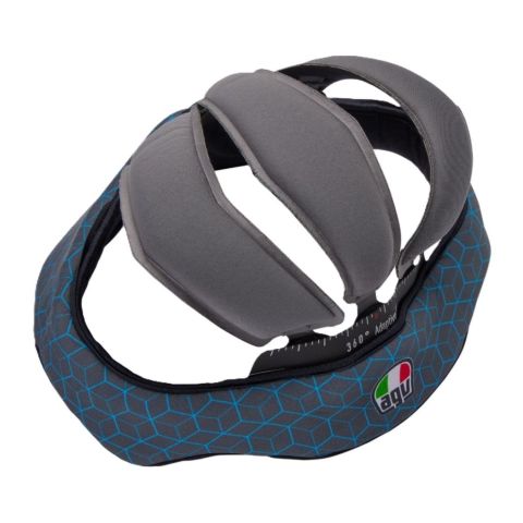 Agv Calotta Interna Pista Gp Rr Grey / Cyan Tg. Xxl