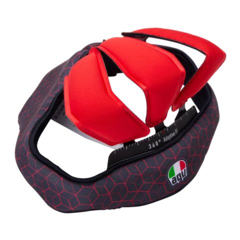 Agv Calotta Interna Pista Gp Rr Black / Red Tg. S