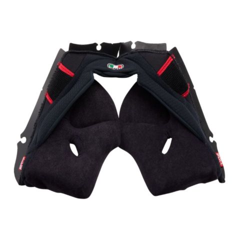 Agv Guanciali Pista Gp Rr Black / Red Tg. L