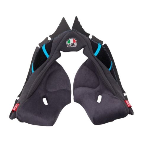 Agv Guanciali Pista Gp Rr Grey / Cyan Tg. Xl