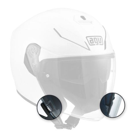 Agv Visiera Base Magnets Components K-5 Jet Silver