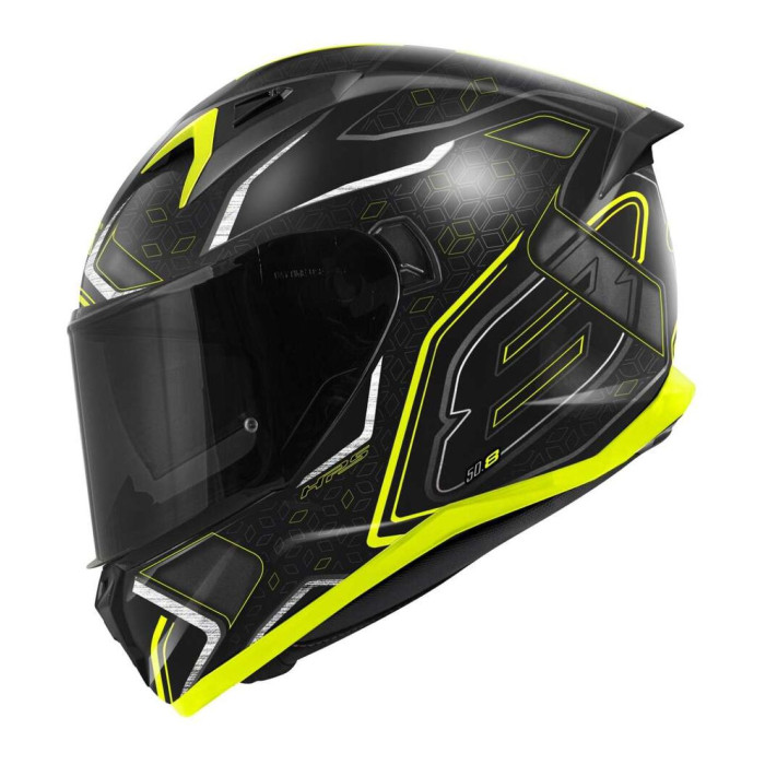 Casco Integrale Givi 50.8 Mystical Nero Giallo Fluo