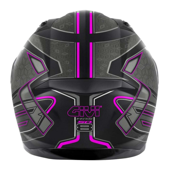 Casco Integrale Givi 50.8 Mystical Titanio Fucsia