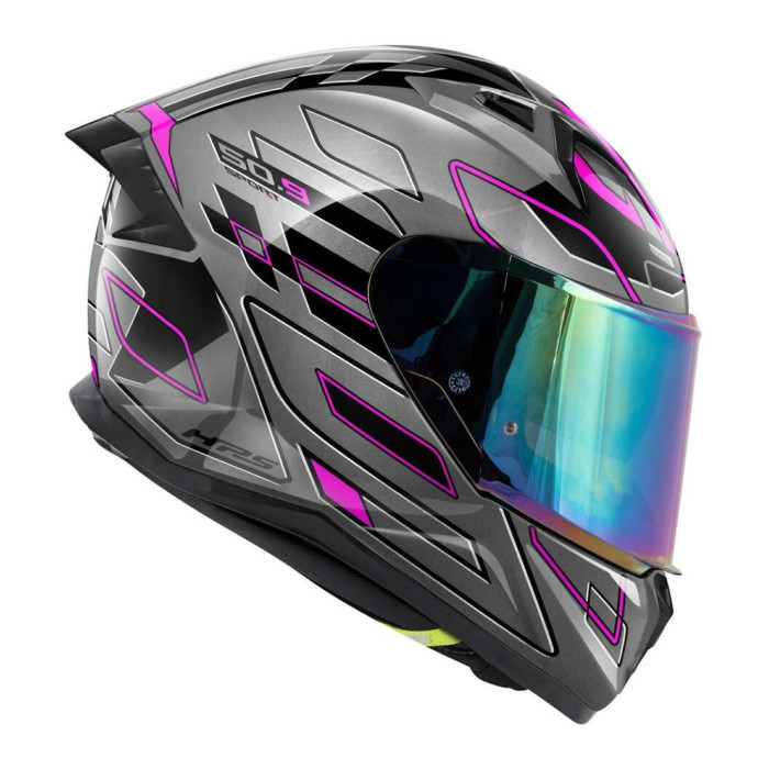 Casco Integrale Givi 50.9 Assault Nero Fucsia