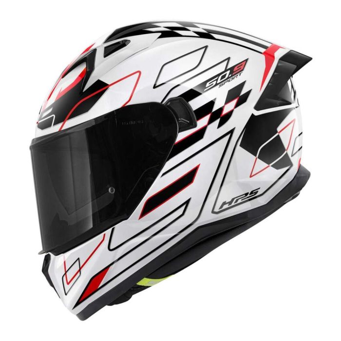 Casco Integrale Givi 50.9 Assault Bianco Nero Rosso