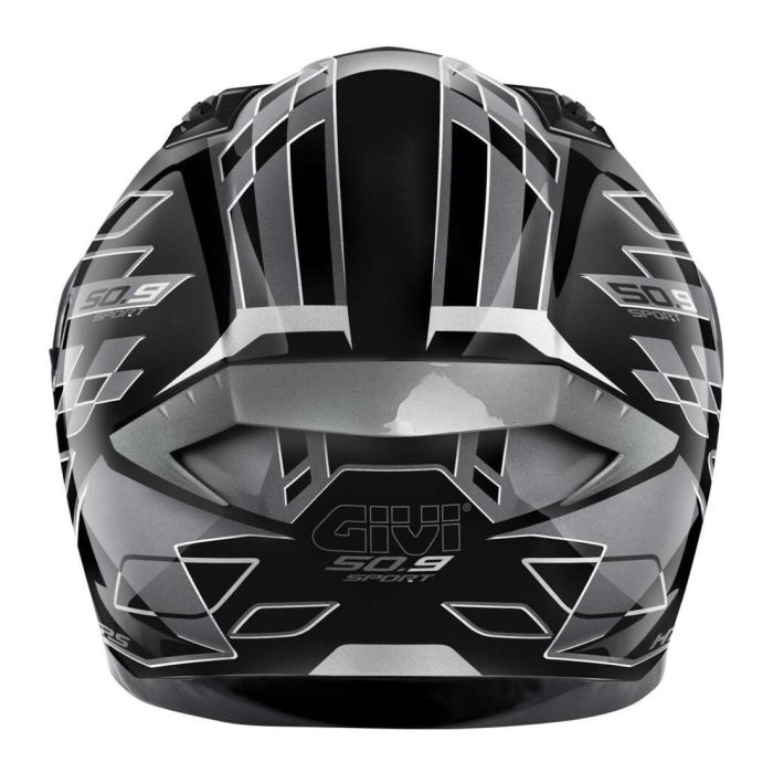 Casco Integrale Givi 50.9 Assault Nero Titanio Argento