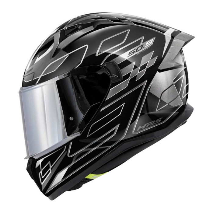 Casco Integrale Givi 50.9 Assault Nero Titanio Argento