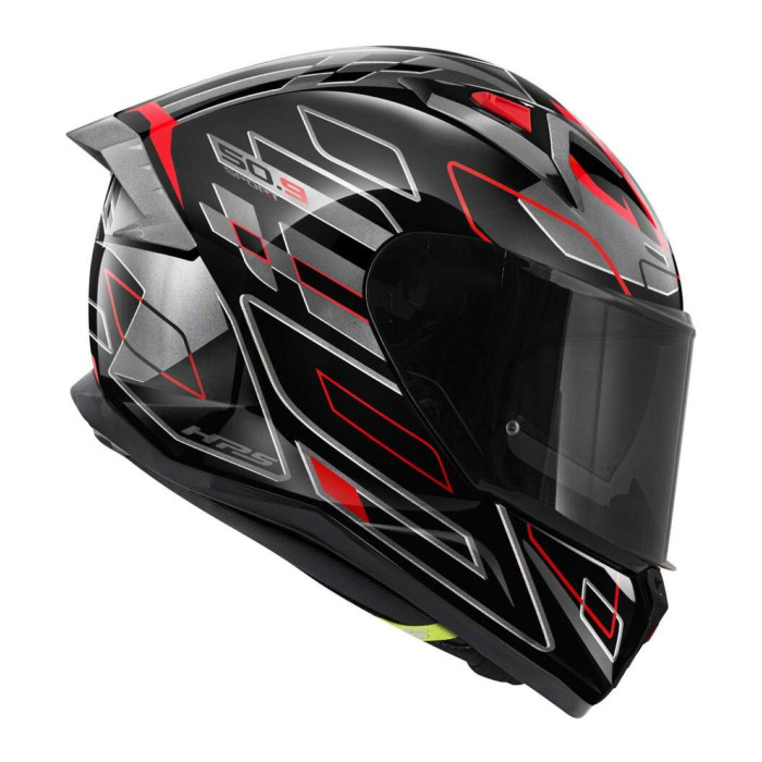 Casco Integrale Givi 50.9 Assault Nero Titanio Rosso