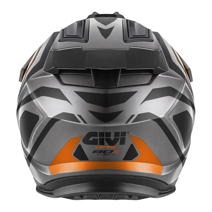 Casco Enduro Givi 80.1 Apex Titanio Nero Arancio