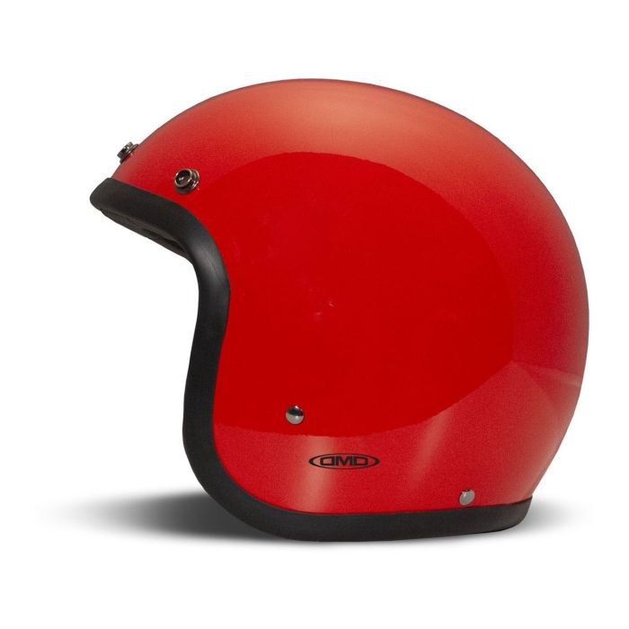 Casco Jet Dmd Retro Mono Red