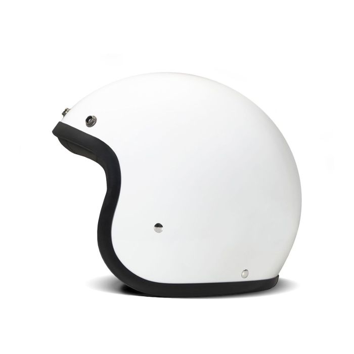 Casco Jet Dmd Retro Mono Solid White