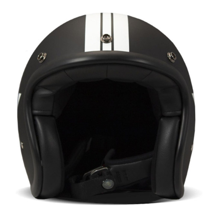 Casco Jet Dmd Retro Color Star Black