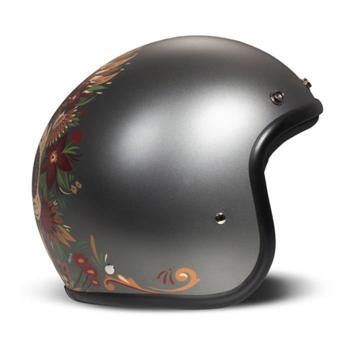 Casco Jet Dmd Retro Graphic Skull