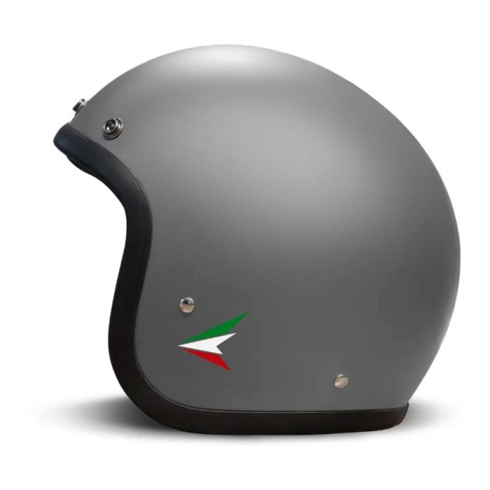 Casco Jet Dmd Retro Color Ita Grey