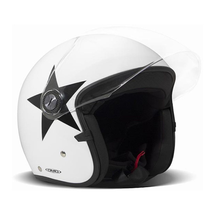 Casco Demi-jet Dmd P1 Color Star White