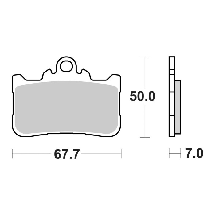 Set Pastiglie Brembo 07ho72sa Sinter Ant.