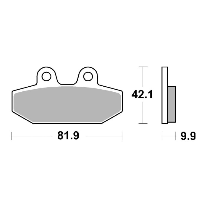 Set Pastiglie Brembo 07hd23sp Sint. Road Ant.