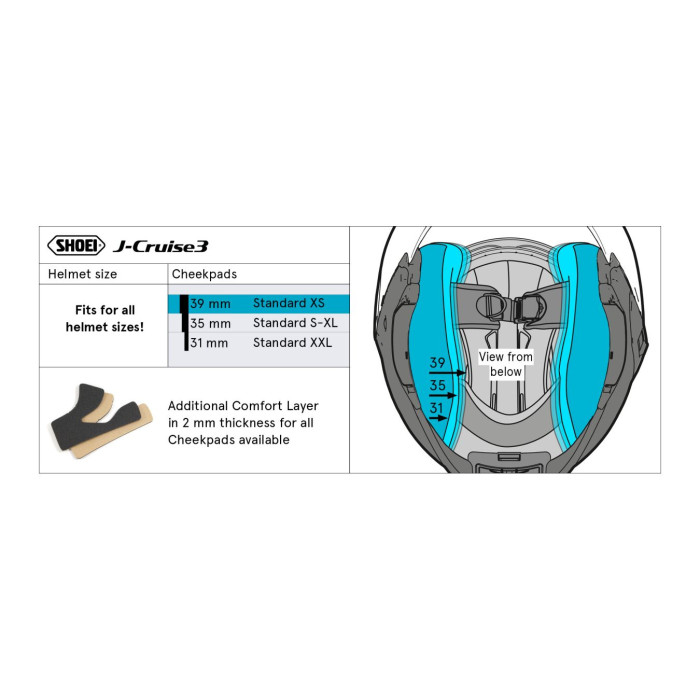 Shoei Type-s Guanciali39