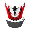 Shoei Vfx-wr Visor Jammer Tc1