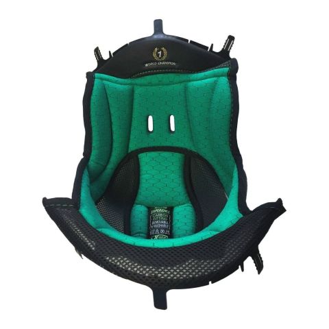 Nolan Interno Racing Tg.2xl Carbon Fitting Green Per X802/r/rr/rultra/rr