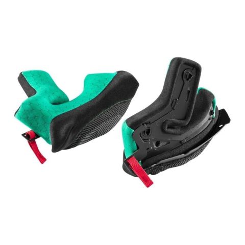 Nolan Guanciali Steadyfit Tg.l (40mm) Green Per X502/ultra