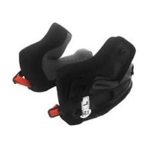 Nolan Sp Cheek Pads Steadyfit Tg.2xl-3xl (25mm) Grey-black Per X903/ultr