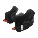 Nolan Sp Cheek Pads Steadyfit Tg.xl-2xl-3xl (30mm) Grey-black Per X903/u