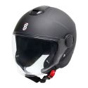 Casco Jet Oj Sogno Matt Black