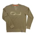 Oj Felpa Girocollo Leaf Verde