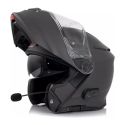 Casque modulaire Delta Solid Matt Titanium avec Bluetooth Origine