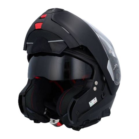 Casco Modulare Nolan N100-5 Classic N-com Flat Black