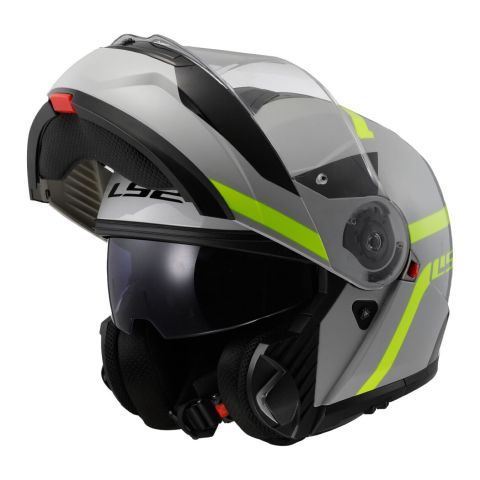 Casco Modulare Ls2 Ff908 Strobe II Autox Grey H-v Yellow