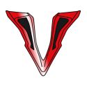 Presa Aria Mentone Per Casco Wraap Red Fluo