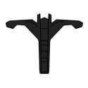 Presa Aria Mentone Per Casco Twist 2.0 Black Matt