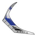 Spoiler Posteriore Airoh Kitgp550 Wander Blue Xs