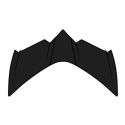 Coperchi Kit Areazione Per Casco Gp550 S Black Matt