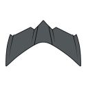 Coperchi Kit Areazione Per Casco Gp550 S Grey Matt