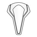 Kit Aereatore Superiore Per Casco Urban Jet White Gloss