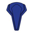 Kit Aereatore Superiore Per Casco Urban Jet Blue Matt