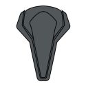 Kit Aereatore Superiore Per Casco Urban Jet Dark Grey Matt